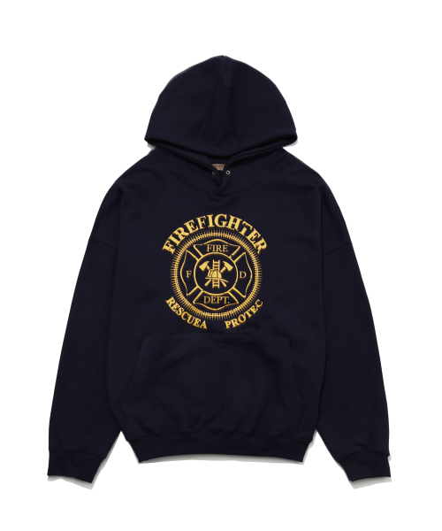 (-er Series)Firefighter Худи Тёмно-синий