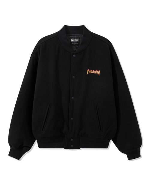 Шерстяной бомбер Flame Black