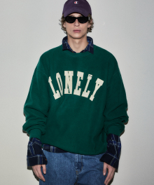 [Champion X NOHANT] Reverse Weave® LONELY/LOVELY REVERSIBLE SWEATSHIRTS  DARK GREEN