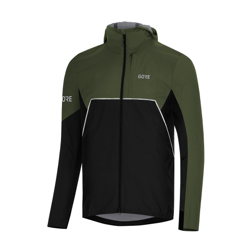 Ветровка R7 Facial Windstopper — Black Utility Green (мужская)