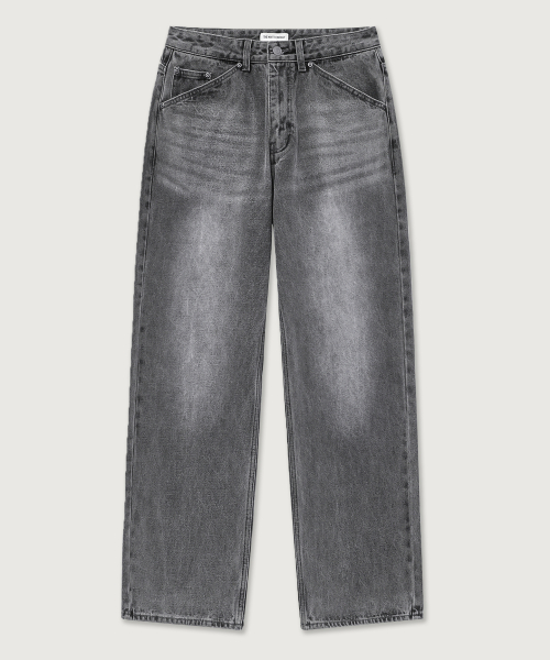Широкие джинсы Sand Washed 2color