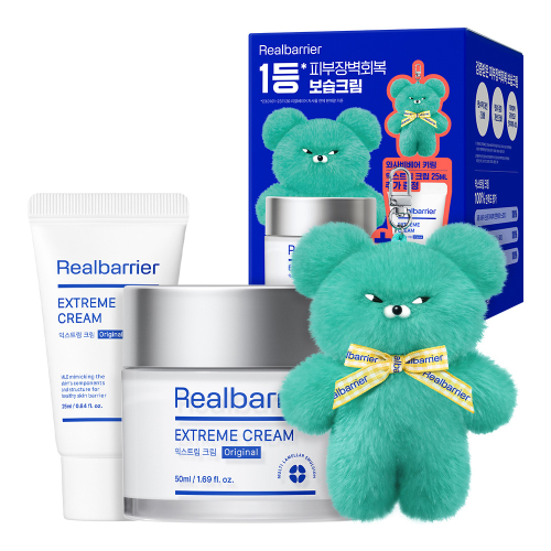 리얼베리어(REAL BARRIER) 익스트림 크림 오리지널 50ml+25ml 기획세트 (+와사비 키링)
