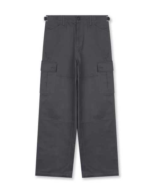 [BESLOW X DERRICK] Брюки карго COTTON TWILL CHARCOAL