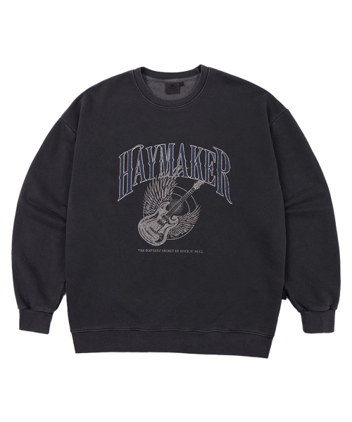 HAYMAKER PIGMENT SWEATSHIRT(CHARCOAL)