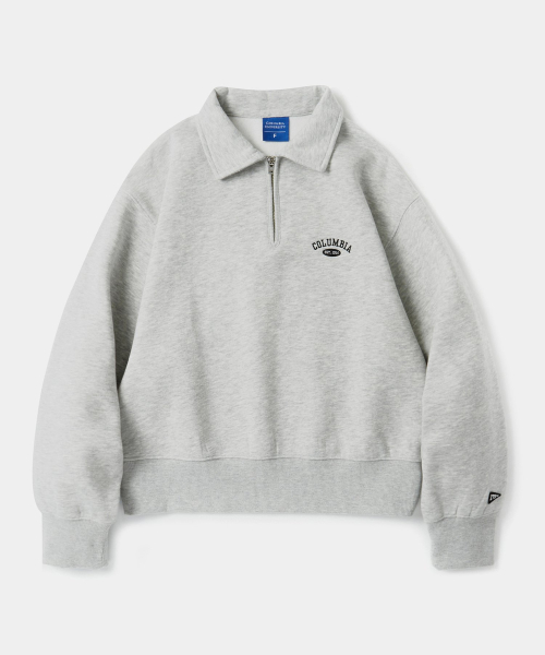 SIG ARCH LOGO WOMEN FLEECE H/ZIP SWEATSHIRTS Mсерый