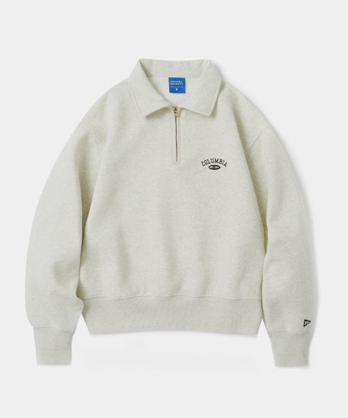 Флисовый анорак SIG ARCH LOGO WOMEN FLEECE H/ZIP SWEATSHIRTS Yellow Oatmeal