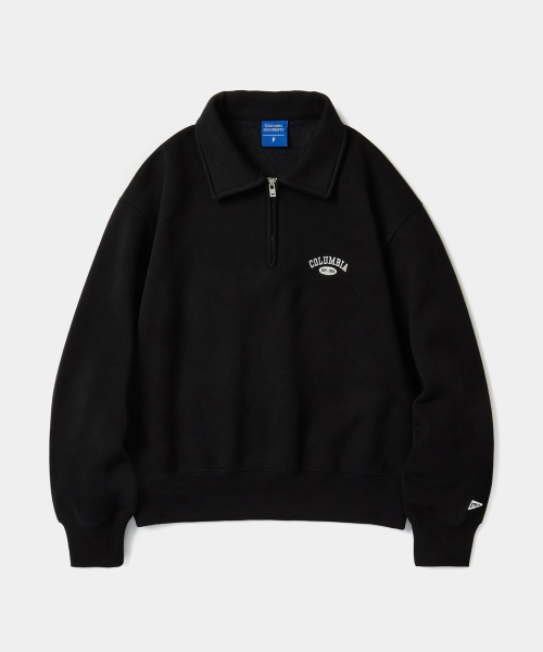 SIG ARCH LOGO WOMEN FLEECE H/ZIP SWEATSHIRTS Black