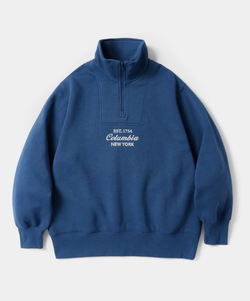 Свитшот CU BIG SCRIPT TERRY H/ZIP SWEATSHIRTS French Blue