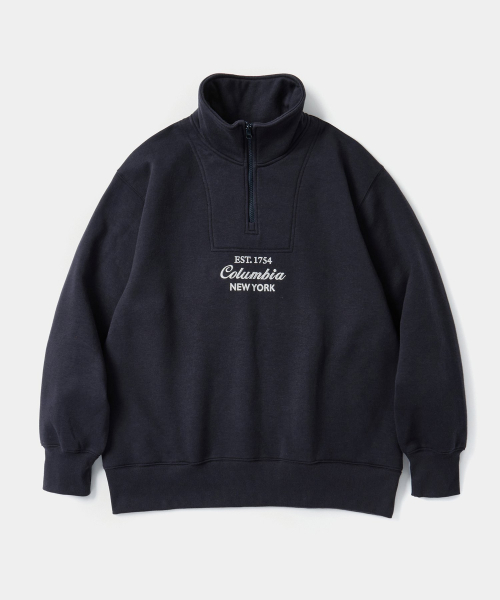 Свитшот на молнии CU BIG SCRIPT TERRY H/ZIP SWEATSHIRTS Crown Navy