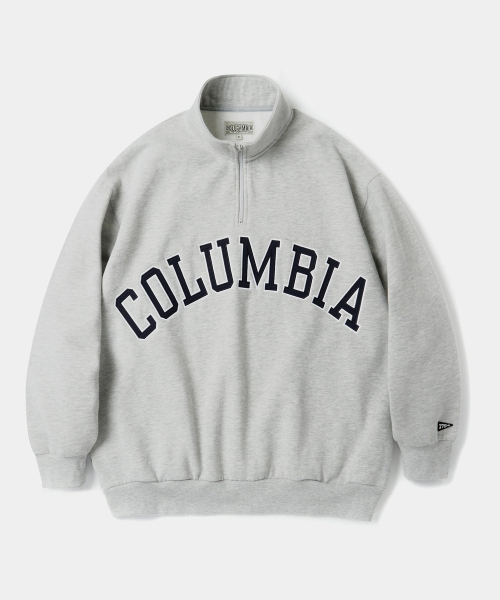 CU BIG ARCH H/FLEECE H/ZIP SWEATSHIRTS Mсерый