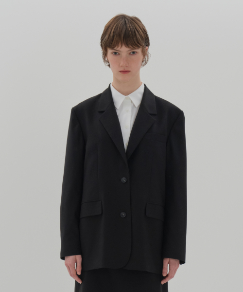 Классический оверсайз жакет (Black)