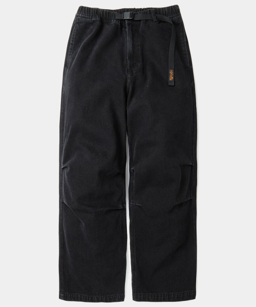 SL-LABEL поясные парашютные джинсы Black Denim