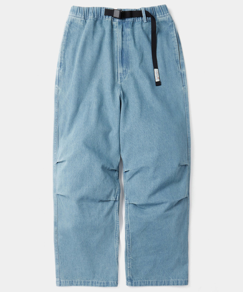Джинсы SL-LABEL BELTED PARACHUTE DENIM PANTS Light Denim