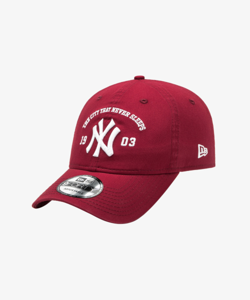 ☆New Era☆ 940UNST MLB CITY SLOGAN ARCH NEYYAN RED 뉴에라(NEW ERA) 940UNST MLB CITY SLOGAN ARCH NEYYAN RED
