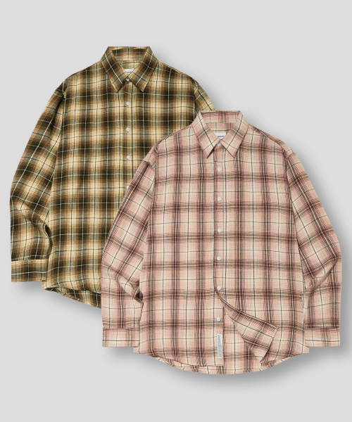 필루미네이트() 라비쉬 체크 셔츠-2Color 상품 이미지