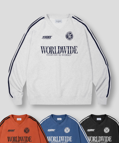 World Wide Track Sweat Shirt-4Color
