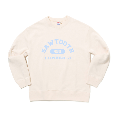 Свитшот LOT.056 Off-White с принтом Sawtooth
