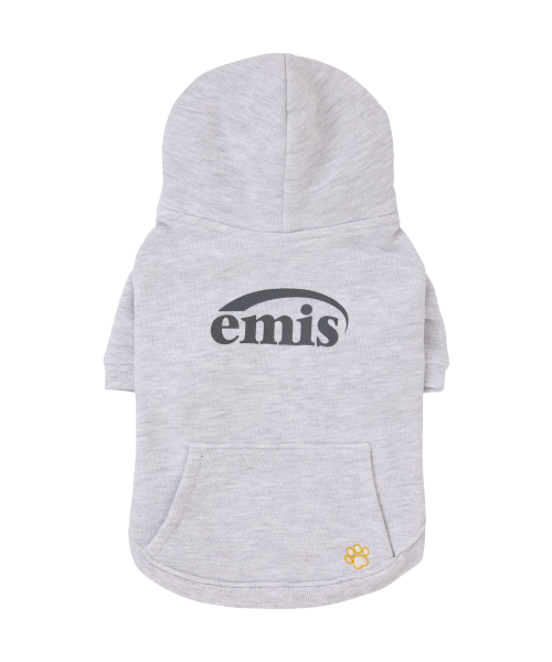 [PET] NEW LOGO BIG HOODIE-MELANGE GRAY
