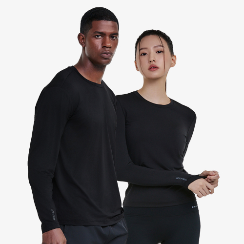 Термолонгслив унисекс Aerowarm Black