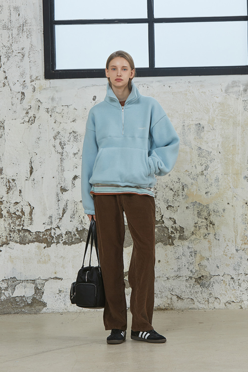 ANC CORDUROY STRAIGHT PANTS_BROWN