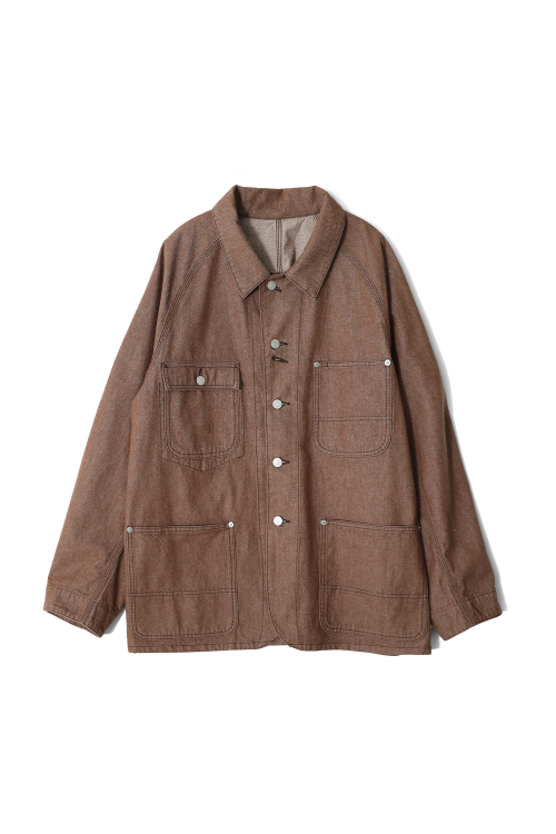 Painter Denim Chore Jacket Brown