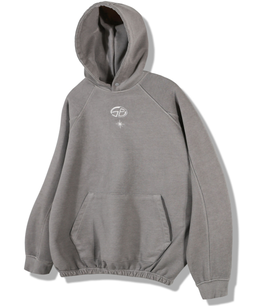 Худи на резинке Pigment Line (Light Gray)