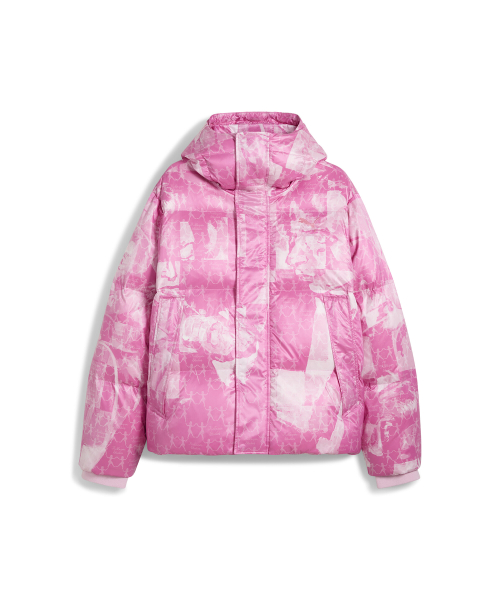 PUMA x KidSuper MMQ AOP Puffer Jacket — Pearl Pink / 626704-71