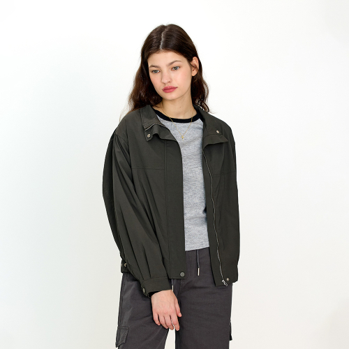 AR_Stand collar short jacket