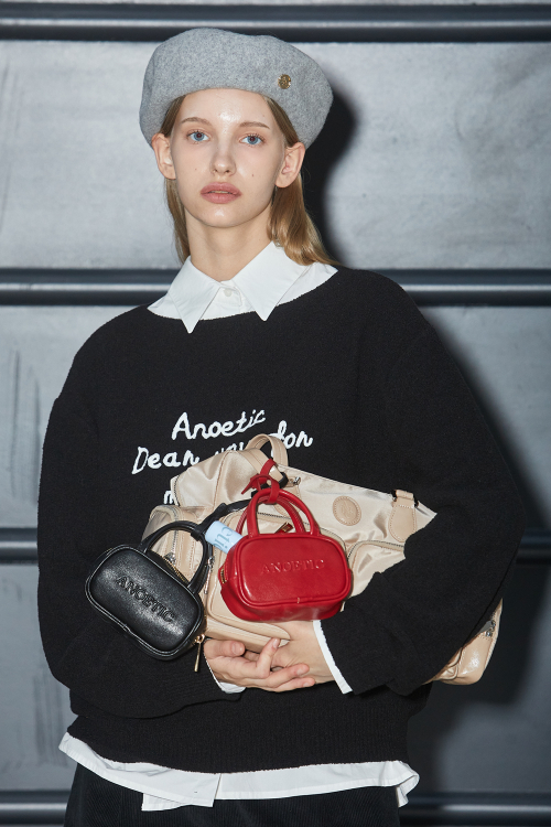ANC EMBROIDERY BOATNECK KNIT_BLACK