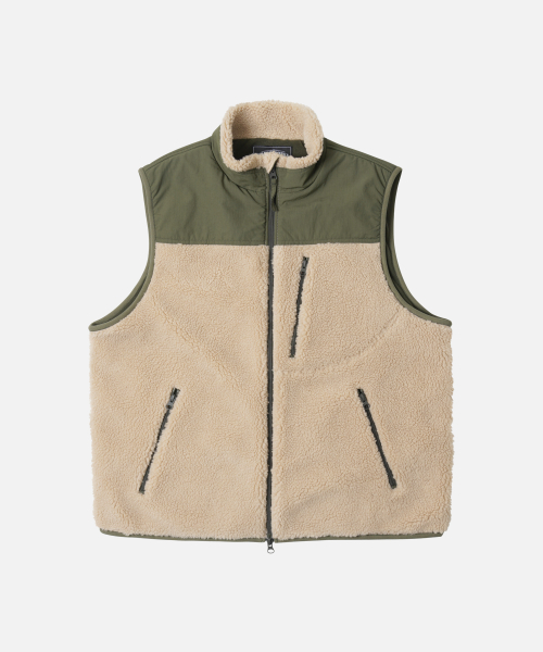 SNUG FLEECE VEST _ DUSTY BEIGE