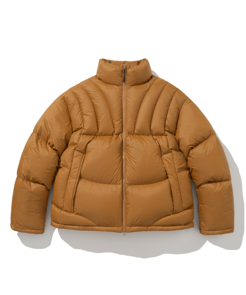 AE rescue short goose down parka orange