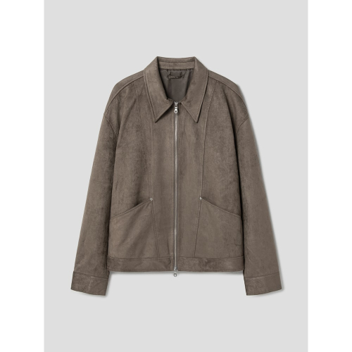 Замшевая куртка с отделкой Beige (42493ZGY1A)
