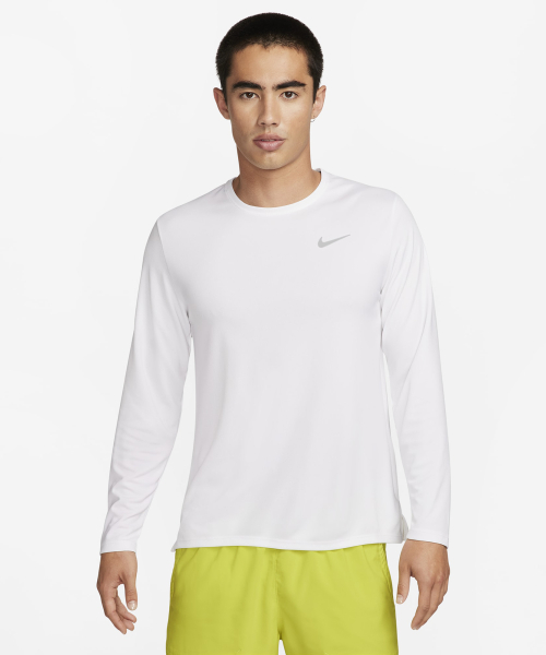 Лонгслив для бега Miler Dri-FIT UV M - White / FB7071-100
