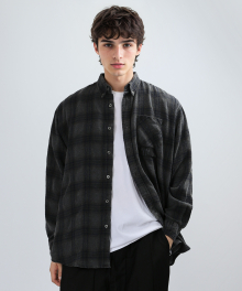 Wooltan Dye Check Shirts (Black.Dye)