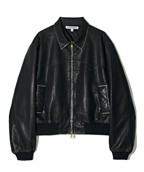 leather jacket | No.1 K-fashion Store MUSINSA