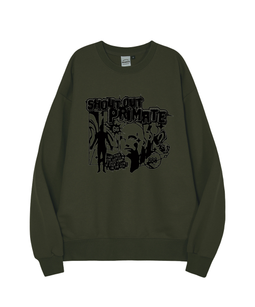 Оверсайз свитшот SHOUT OUT (с начесом / без) 6 COLORS