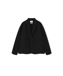 Decent Pocket Blazer Jacket - Black