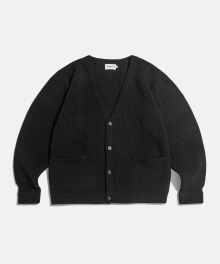 Miller Heavyweight V Cardigan Black