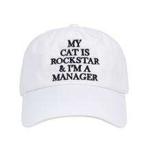 Big Font Rockstar Cotton Cap (White)