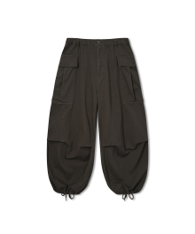 Jungle Cargo Balloon Pants - Dark Brown