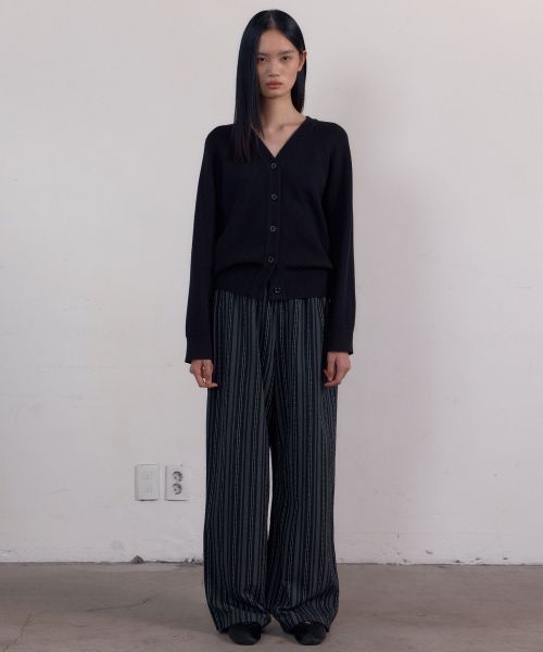 Stripe Banding Pants (Black)