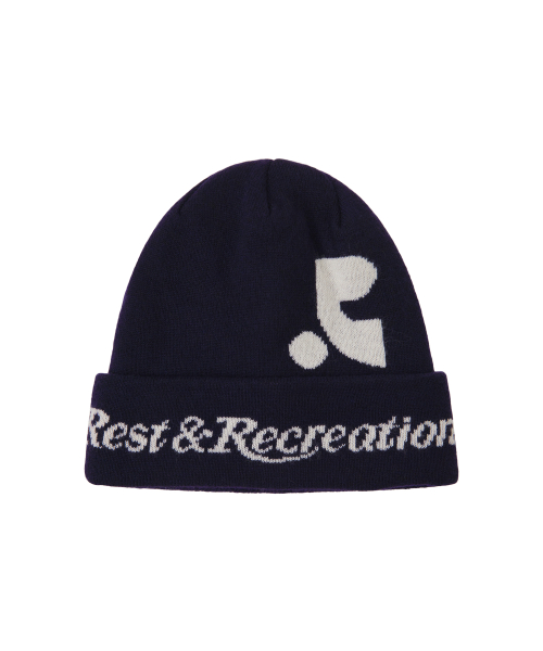 레스트앤레크레이션(REST&RECREATION) LOGO FOLDING BEANIE
