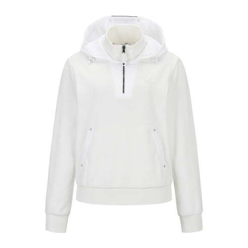 W LOGO PATTERN ANORAK L/TS_OW