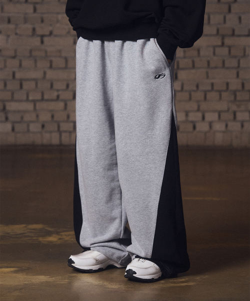 필루미네이트() FLM 리버스 스웨트 팬츠-멜란지그레이 상품 이미지