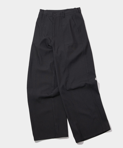 Широкие брюки от костюма Standard Classic Poly [Black]