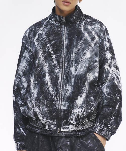 Painting Track Jacket Black