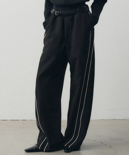 Спортивные штаны с кантом (Black)