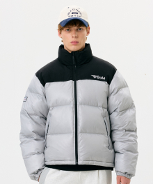 BLOCK PUFFER DOWN [GRAY]