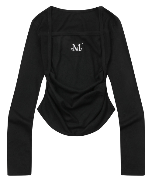 ☆MUCENT☆ Mia Layered Top Cardigan T-Shirt 2 Colors MUSINSA | MUCENT Mia Layered Top Cardigan T-Shirt (2 Colors)