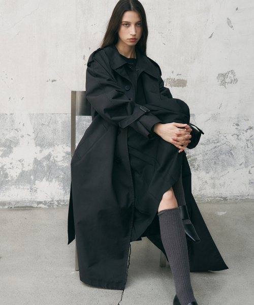 Синтетический многослойный тренч (Black)
